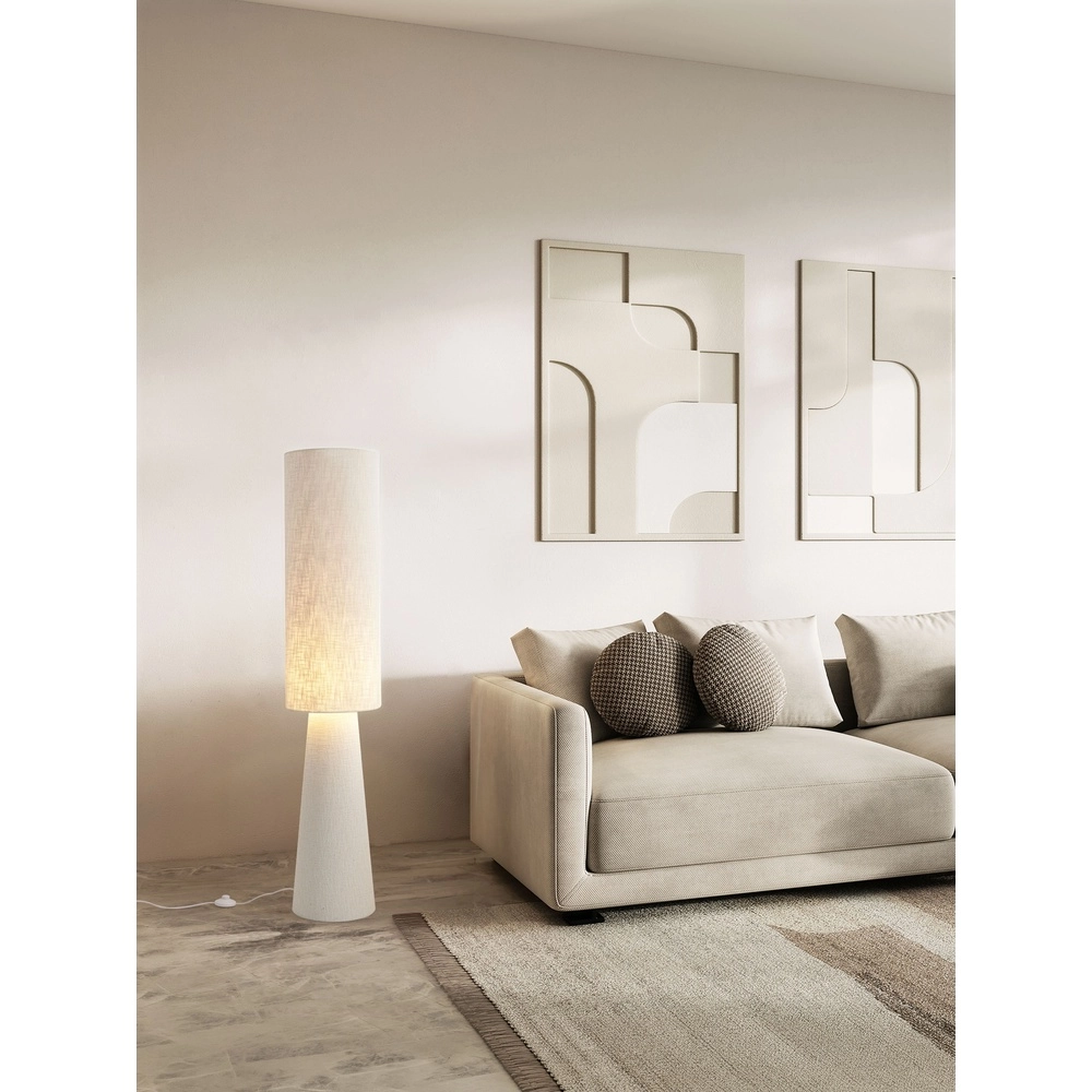 Japandi Stehlampe Nebia Beige