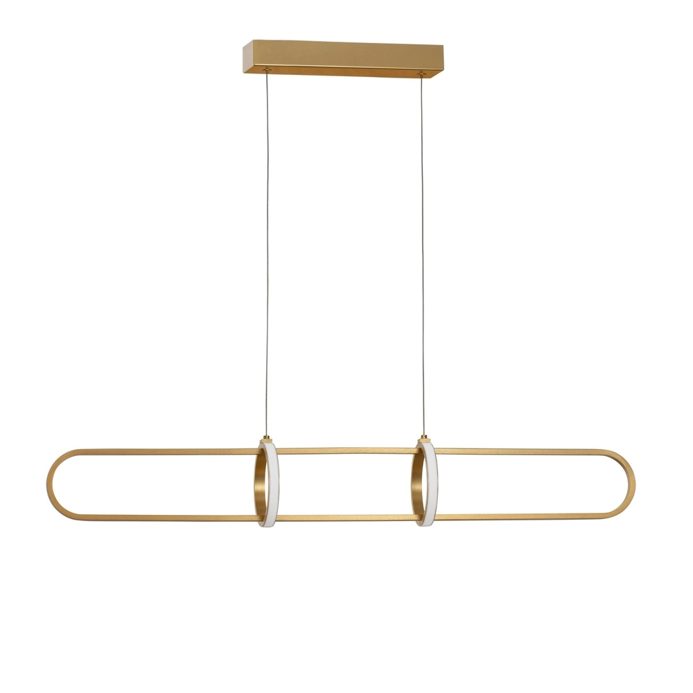Design-Pendelleuchte Arte längliches Gold Lyora 5212017426079