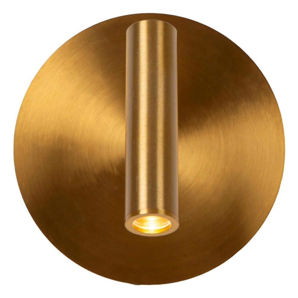 Magnetische Wandlampe Jolijn Wiederaufladbare goldene Nachttischlampe Lucide 5411212771346
