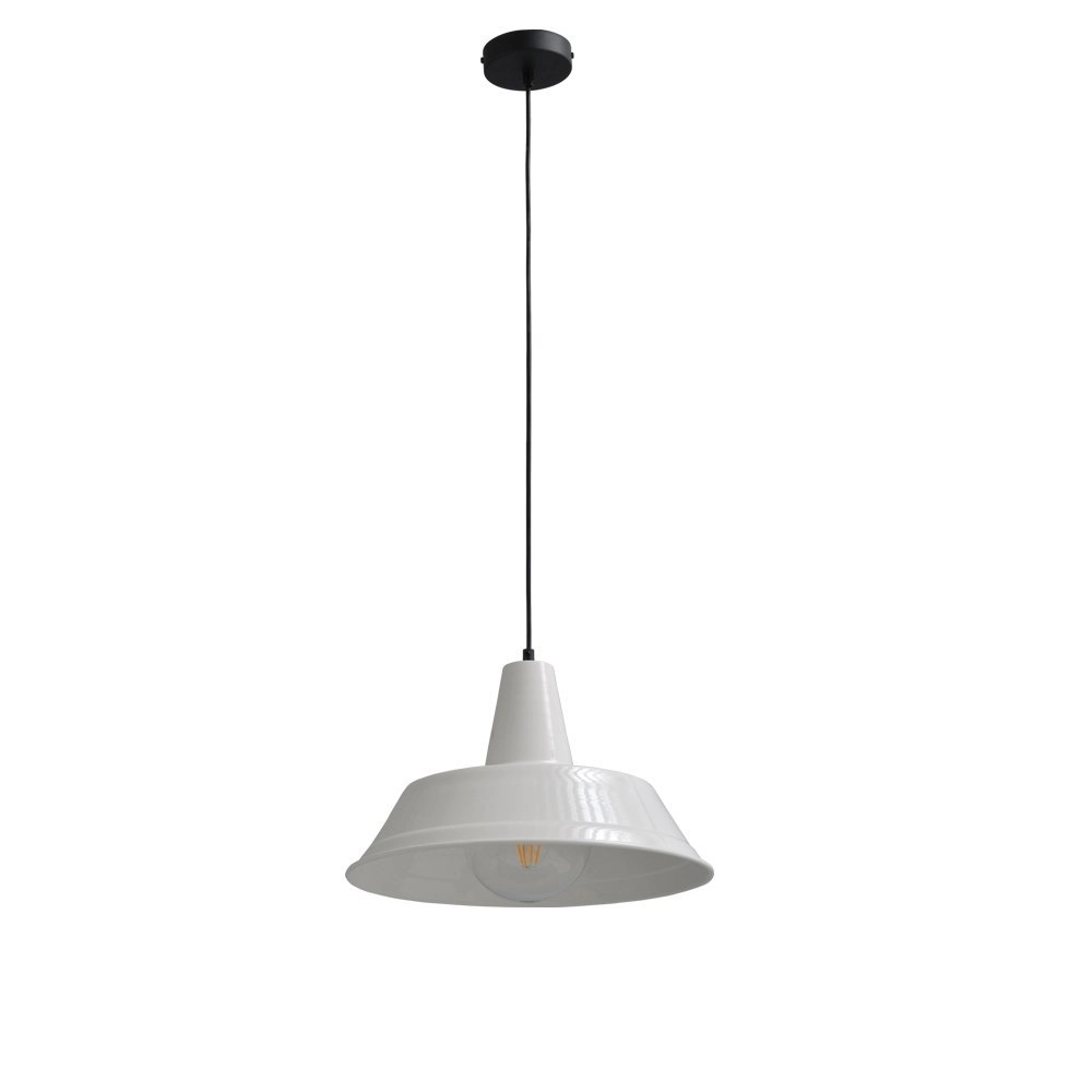 Retro weiße Pendelleuchte Industria 35 Masterlight 8718121235646