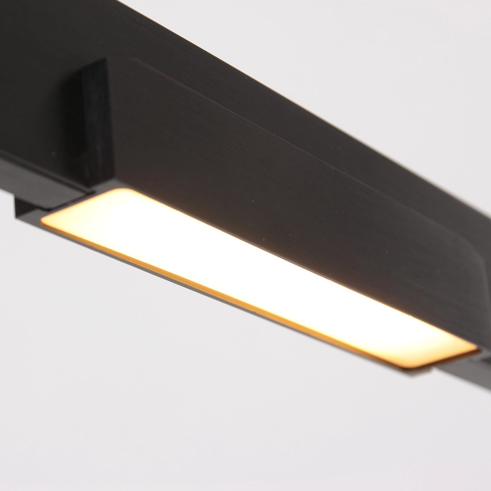 Schlanke Pendelleuchte Bloc schwarz Steinhauer 8712746148275