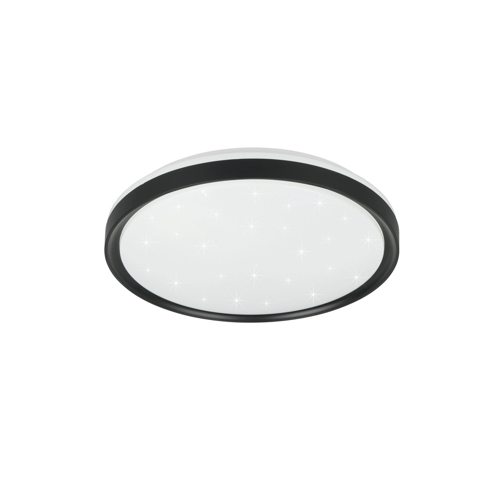 Deckenleuchte Solit Schwarz mit Sterneffekt Trio 4017807659559