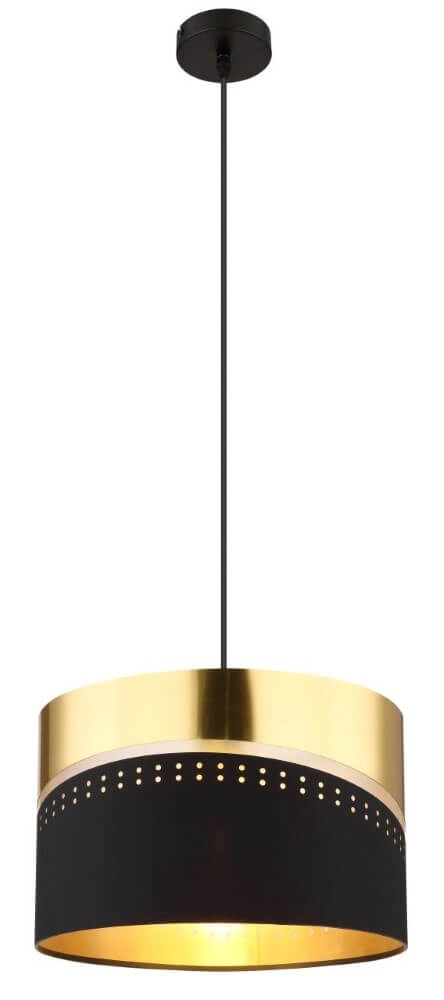 Hängelampe Or schwarz mit gold