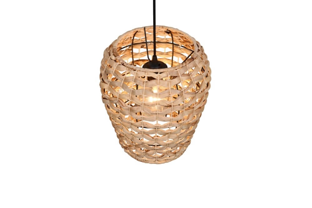 Country Pendelleuchte Jean Ø 29cm Rattan Trio 4017807637670