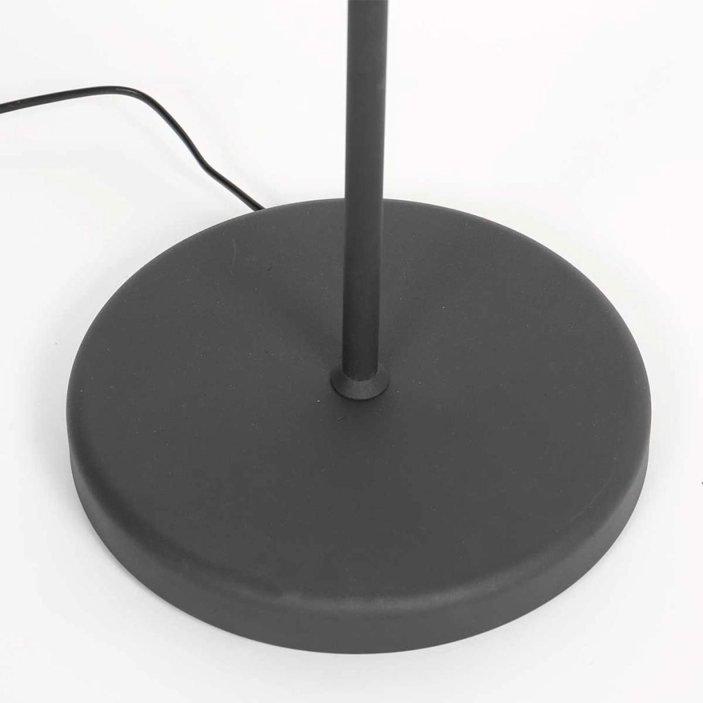 Schwarze Stehlampe Bella mit Korkkappe Ø30 cm Steinhauer 8712746180657