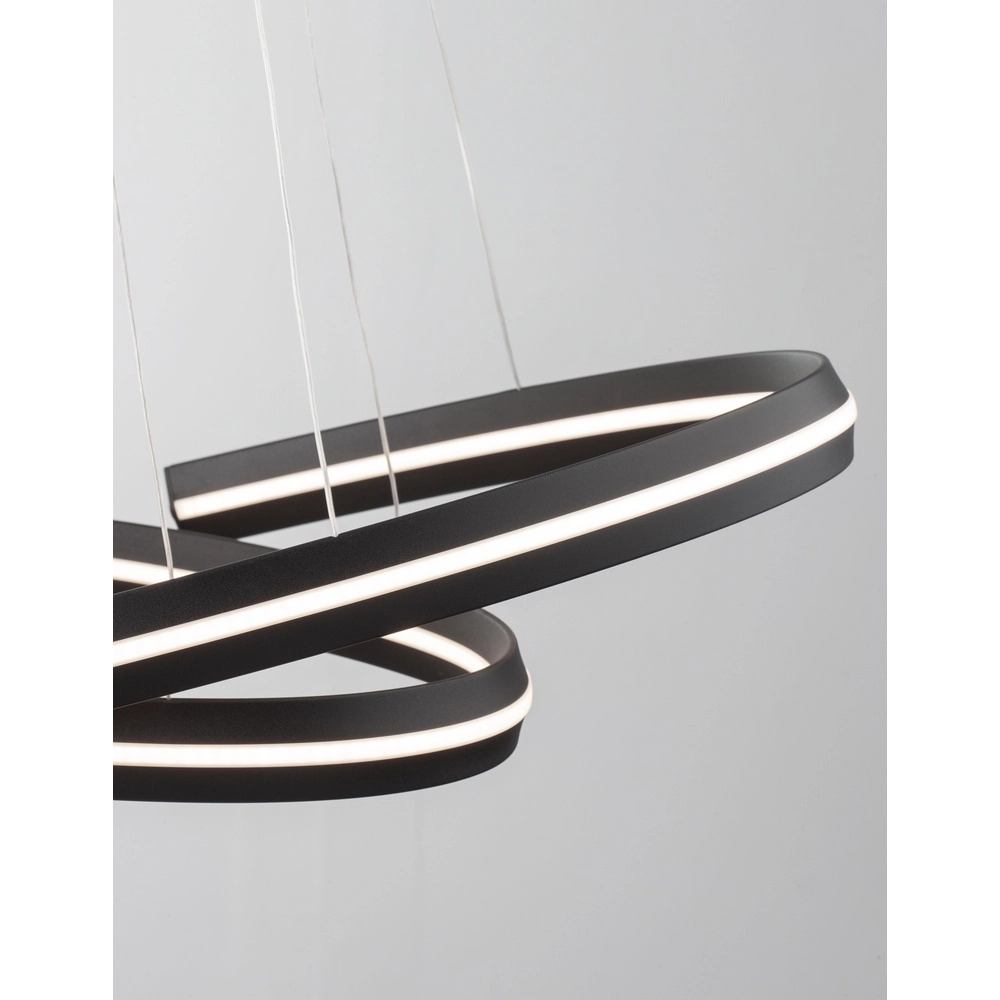 Schwarze Pendelleuchte Torrente Oval Lyora 5212017419613