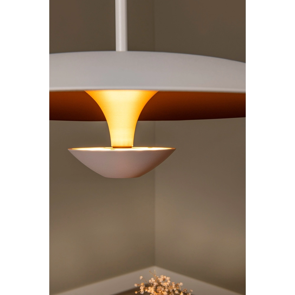 Design-Pendellampe Kenneth weiße Ø 40cm Premium by Lucide 5411212410474