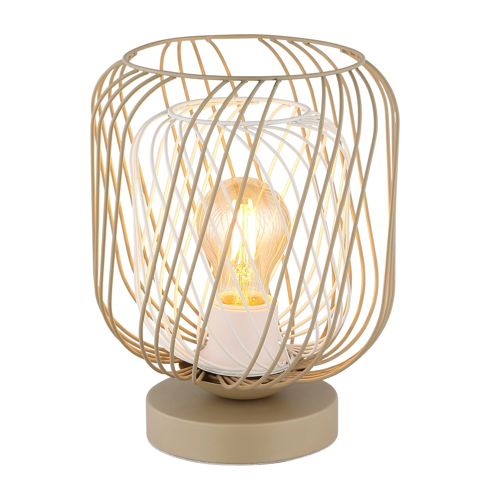 Tischlampe Dichti sandbraun