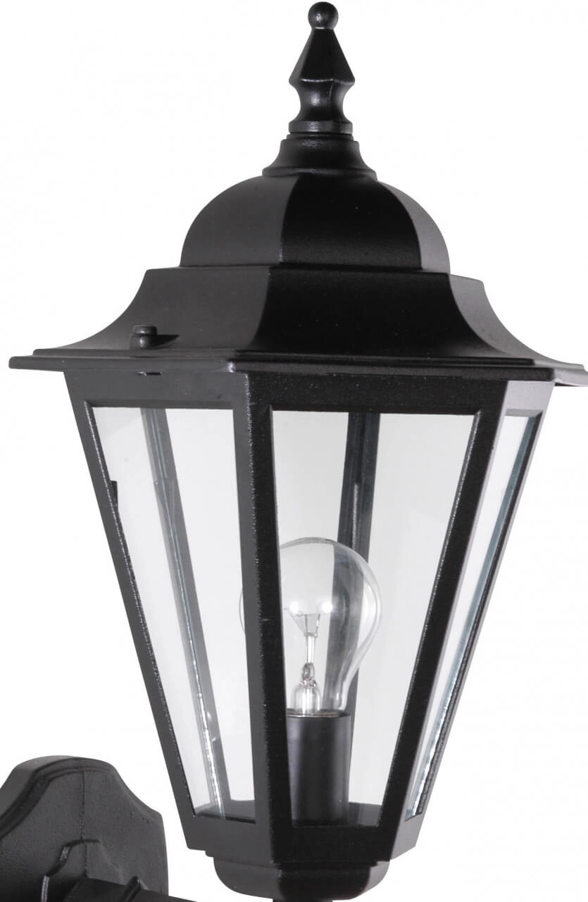 Wandleuchte klassisch Teccia Up 50cm schwarz Franssen 8019093023034