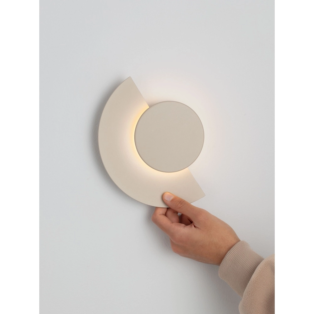 Moderne Wandlampe Gloo Sandbraun – 3000K Lyora 5212017497291