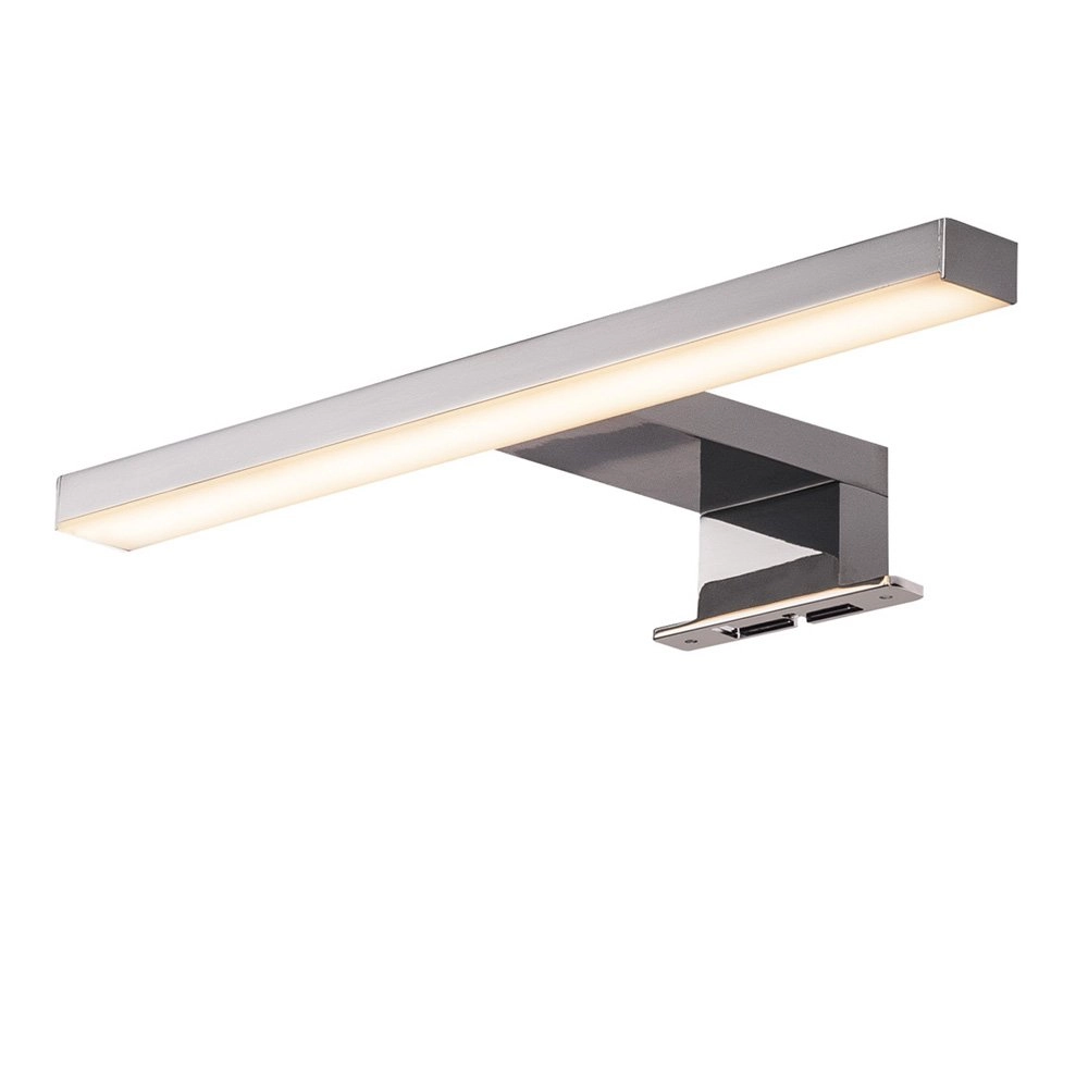 LED-Spiegelleuchte Dorisa 30 cm chrom
