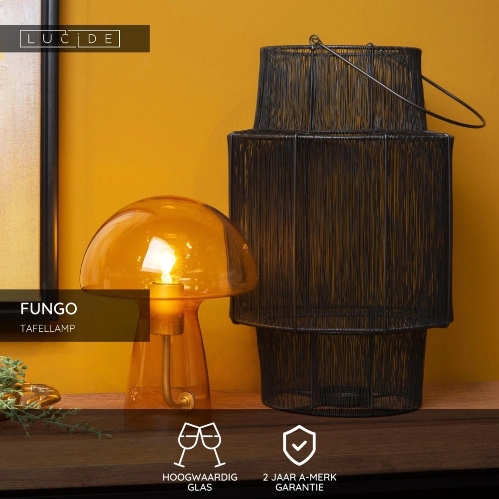 Tischlampe Fungo Orange Lucide 5411212105677