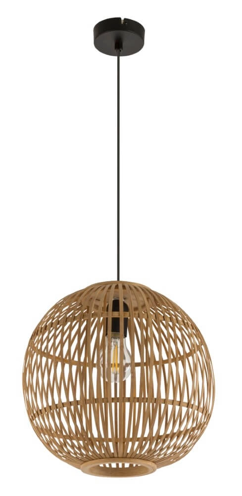 Rattan-Kugellampe Hildegard Ø 30cm Globo 9007371409549