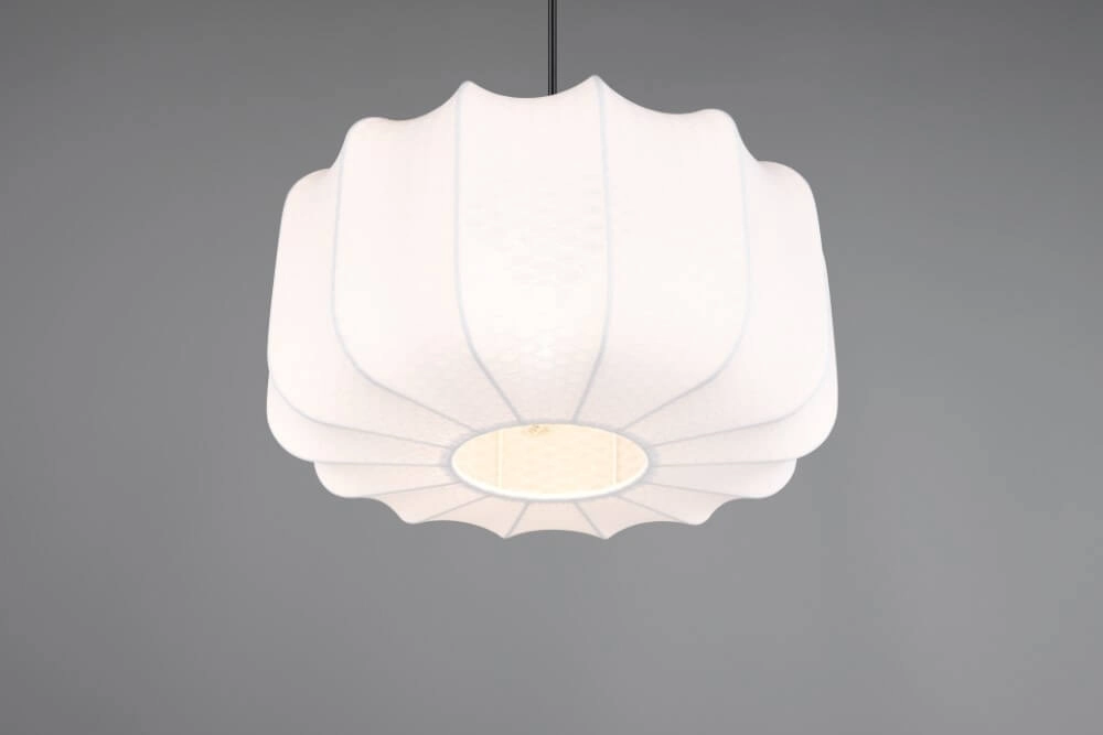 Weiße Design-Pendelleuchte Madleine Ø 40cm Trio 4017807638226