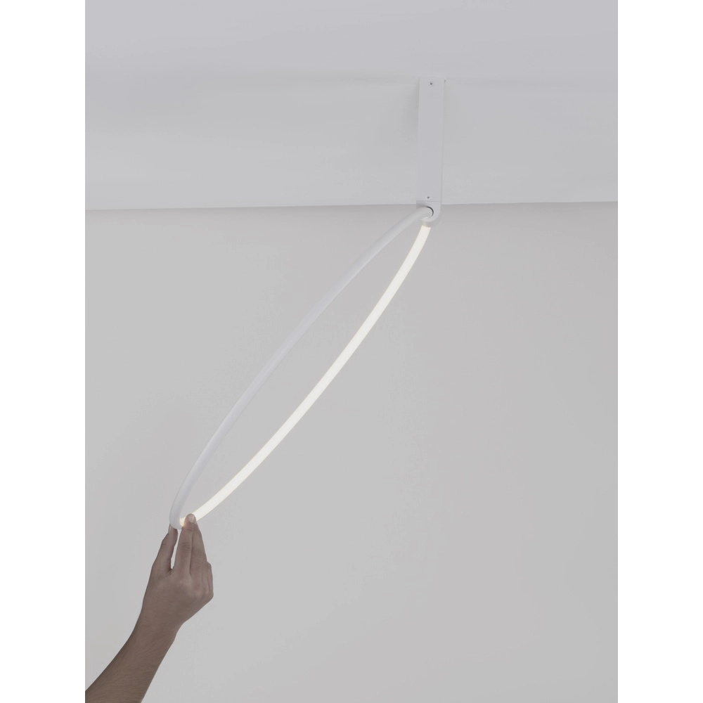 Design-Deckenleuchte Garve weiß Ø 60cm Lyora 5212017431820