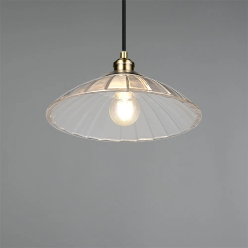 Klassische Pendellampe Eluna Alte Messingbläser Trio 4017807682465