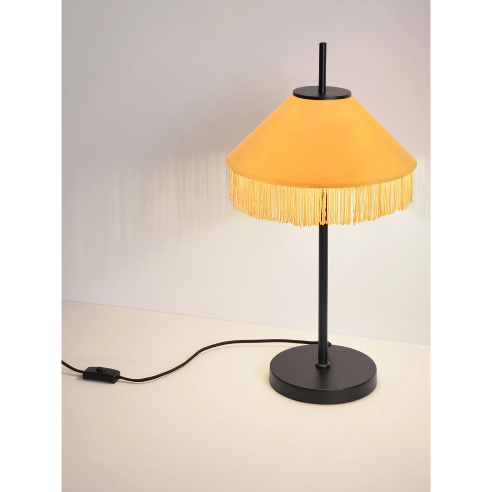 Tiffany-Tischlampe Velvy Gelb Lyora 5212017493798