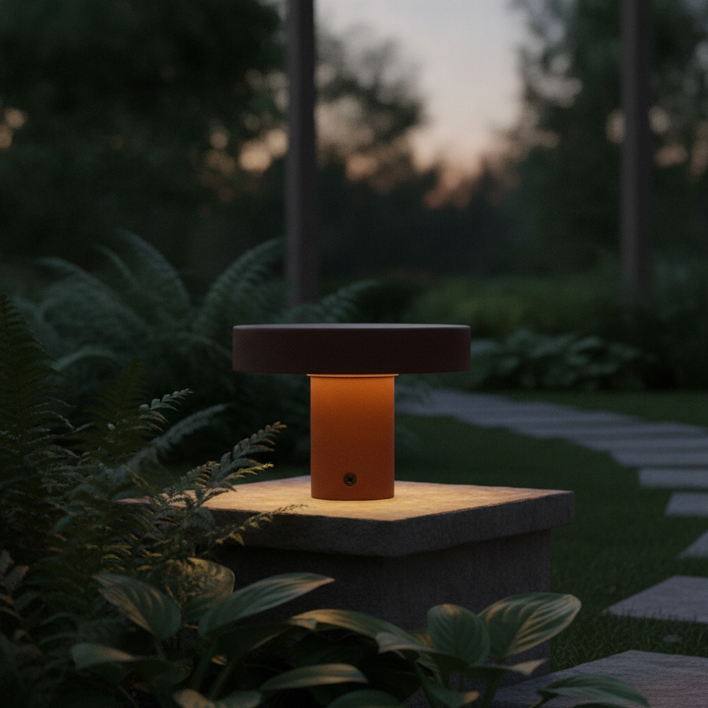 Design-Gartenlampe Balic 10 cm rostbraun