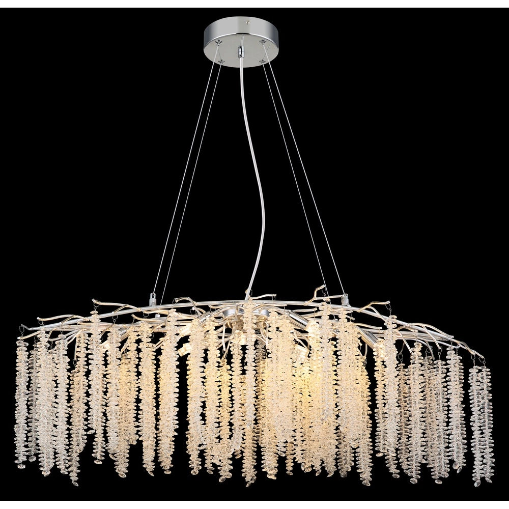 Pendellampe Laverne Chromoval Globo 9007371578153