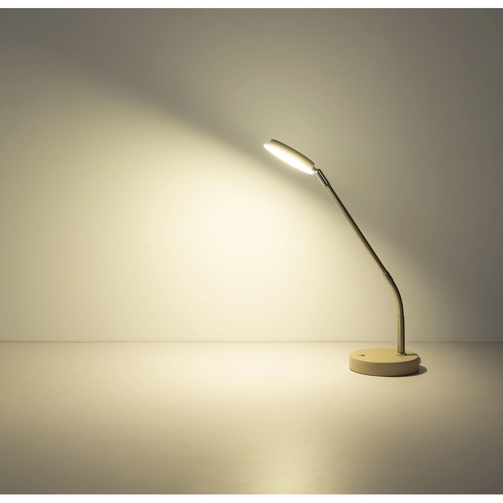 Schreibtischlampe Silvio Sandbraun Globo 9007371593033