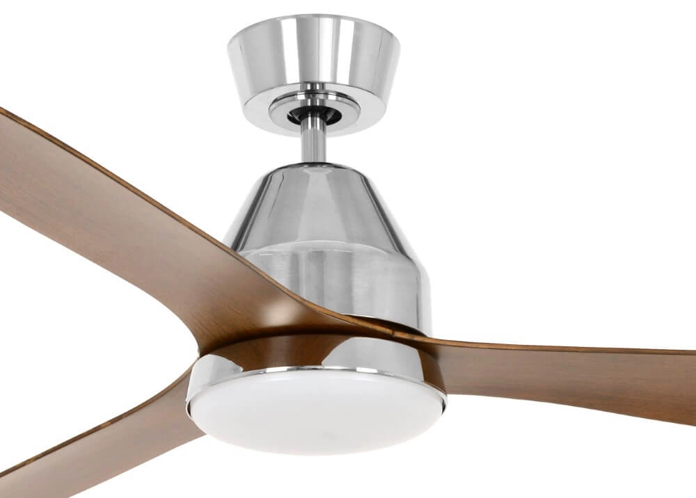 Deckenventilator aus Holz mit Lampe Whitehaven Ø 143cm IP55 Beacon 9333509136484