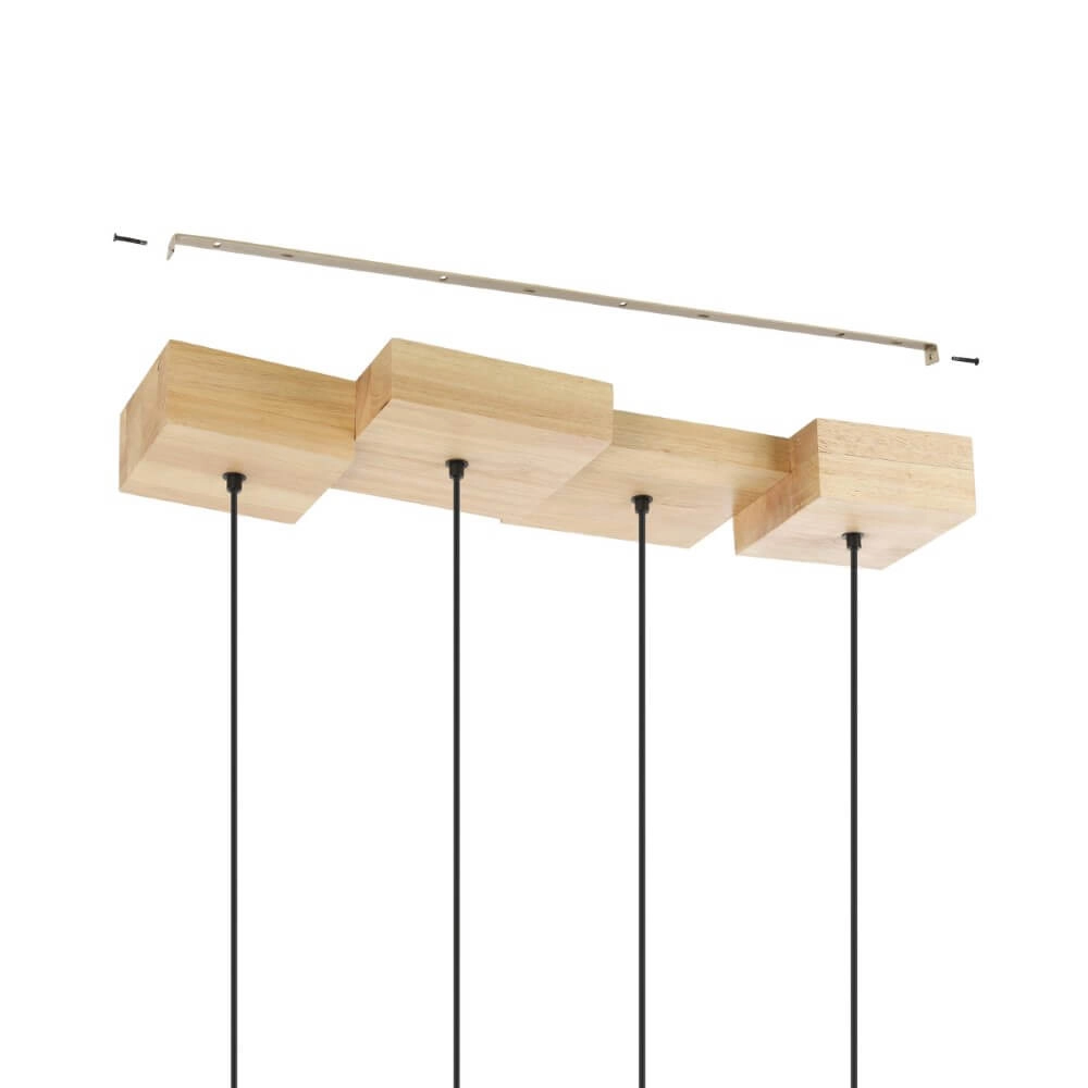 Hängelampe mit 4 Leuchten Halkin Design Eglo 9002759437992
