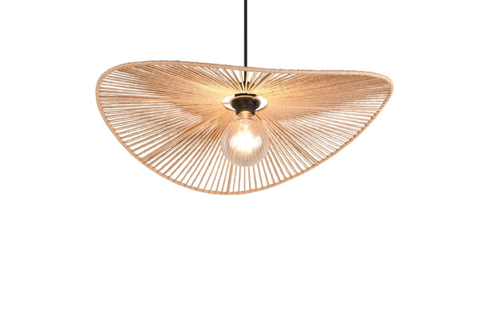 Japandi Pendelleuchte Laurine Ø 58cm Trio 4017807637625