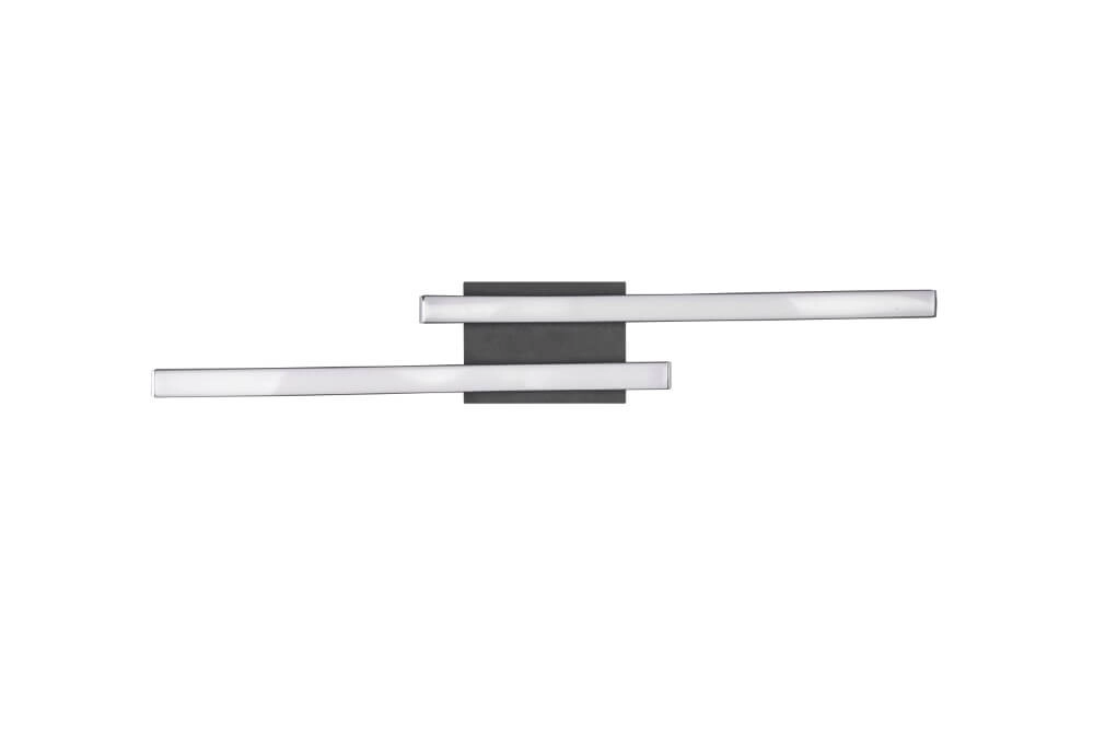 LED-Deckenleuchte Route 2-Licht-Schwarz 4000K Trio 4017807521719