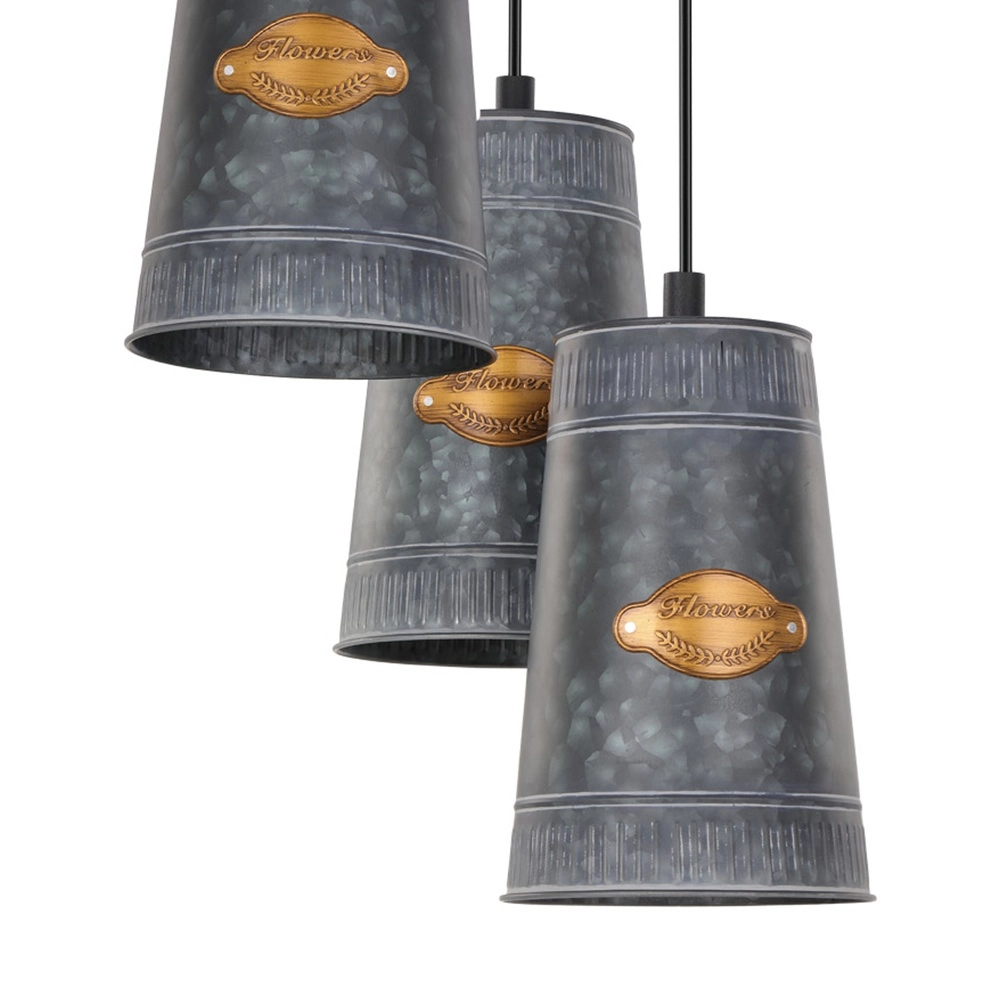 3-Licht Pendellampe Honeybourne Schwarz Eglo 9002759431082