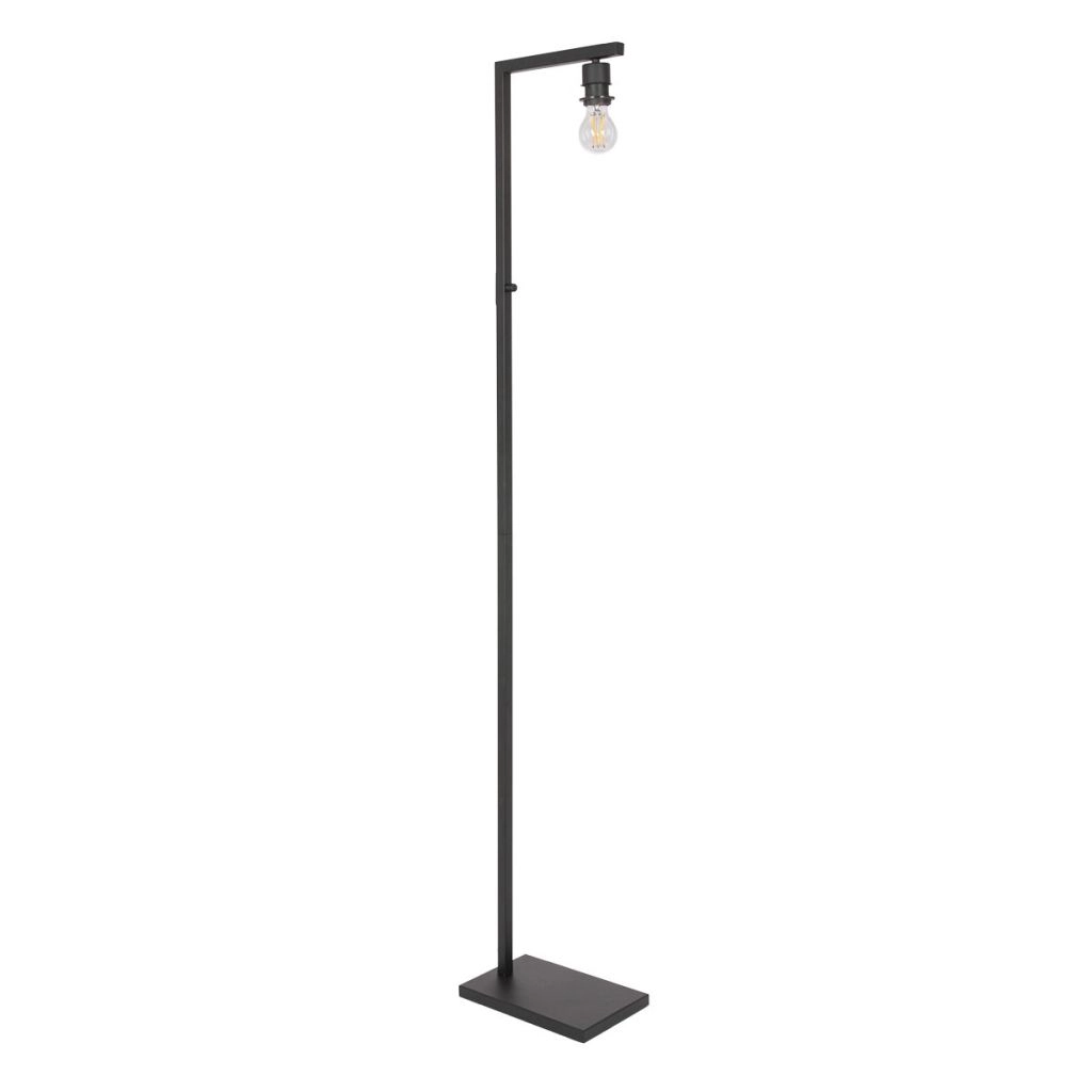 Schwarze Stehlampe Stang mit Korkkappe Ø30 cm Steinhauer 8712746180619