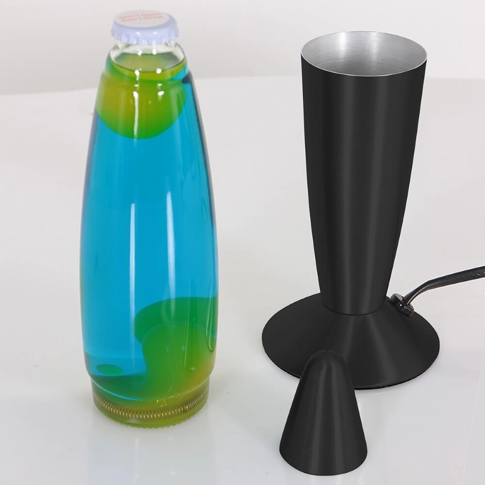 Schwarze Lavalampe Volcan Ball Steinhauer 8712746147001