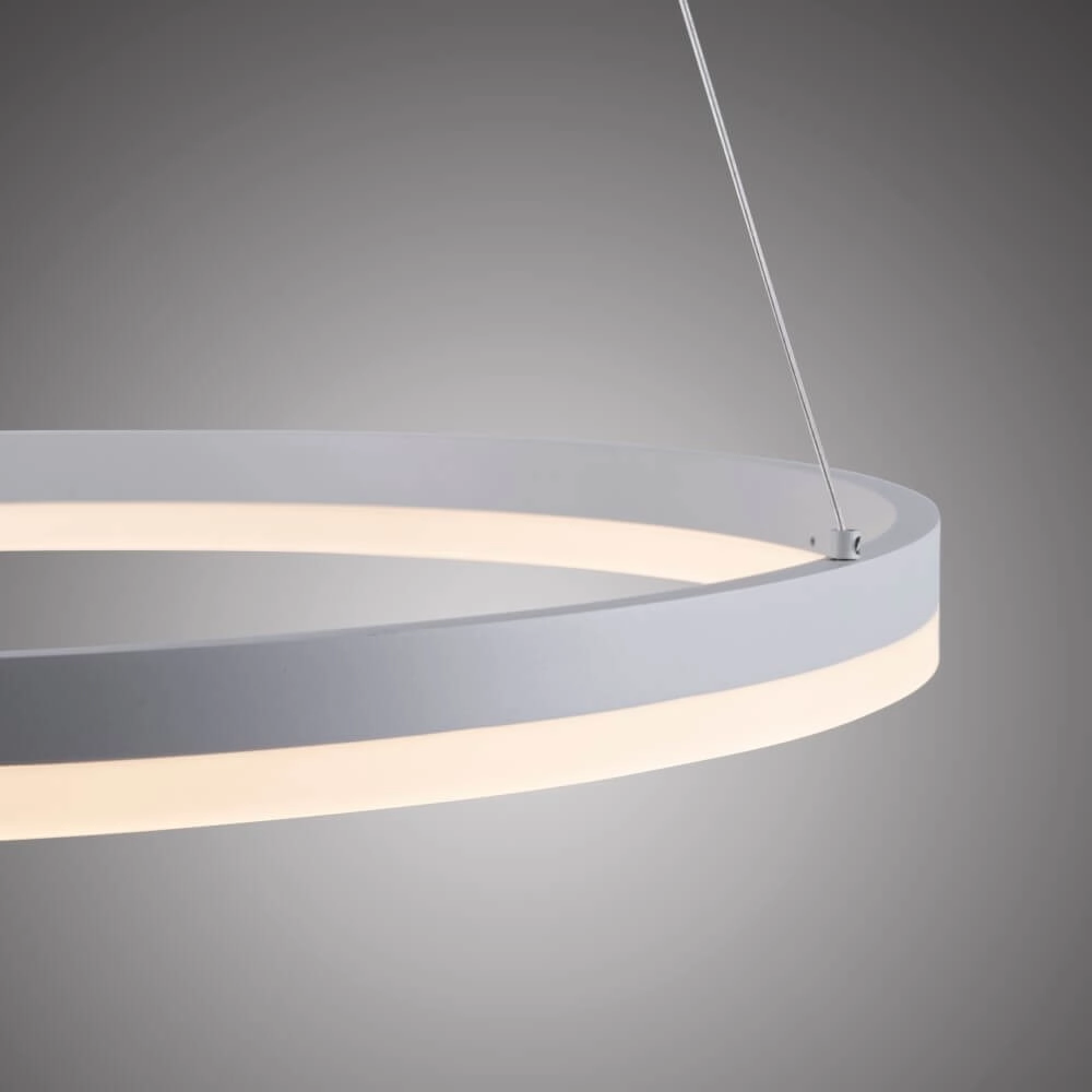 Moderne Hängelampe Titus Ø 60cm weiß Paul Neuhaus 4012248365366