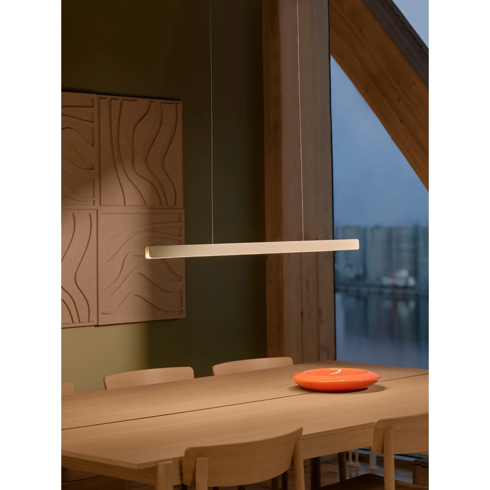 LED-Pendellicht mit Holzoptik Ilgas  Weiß Nordlux 5704924026966