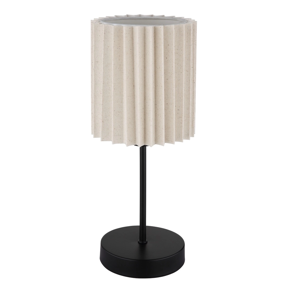 Tischlampe Page Ø 15 cm weiß mit Schwarz Globo 9007371525591