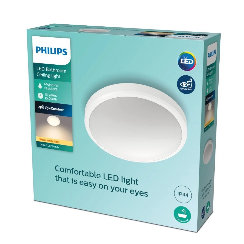 Weiße Deckenleuchte Doris Ø 31cm Philips 8718699758882