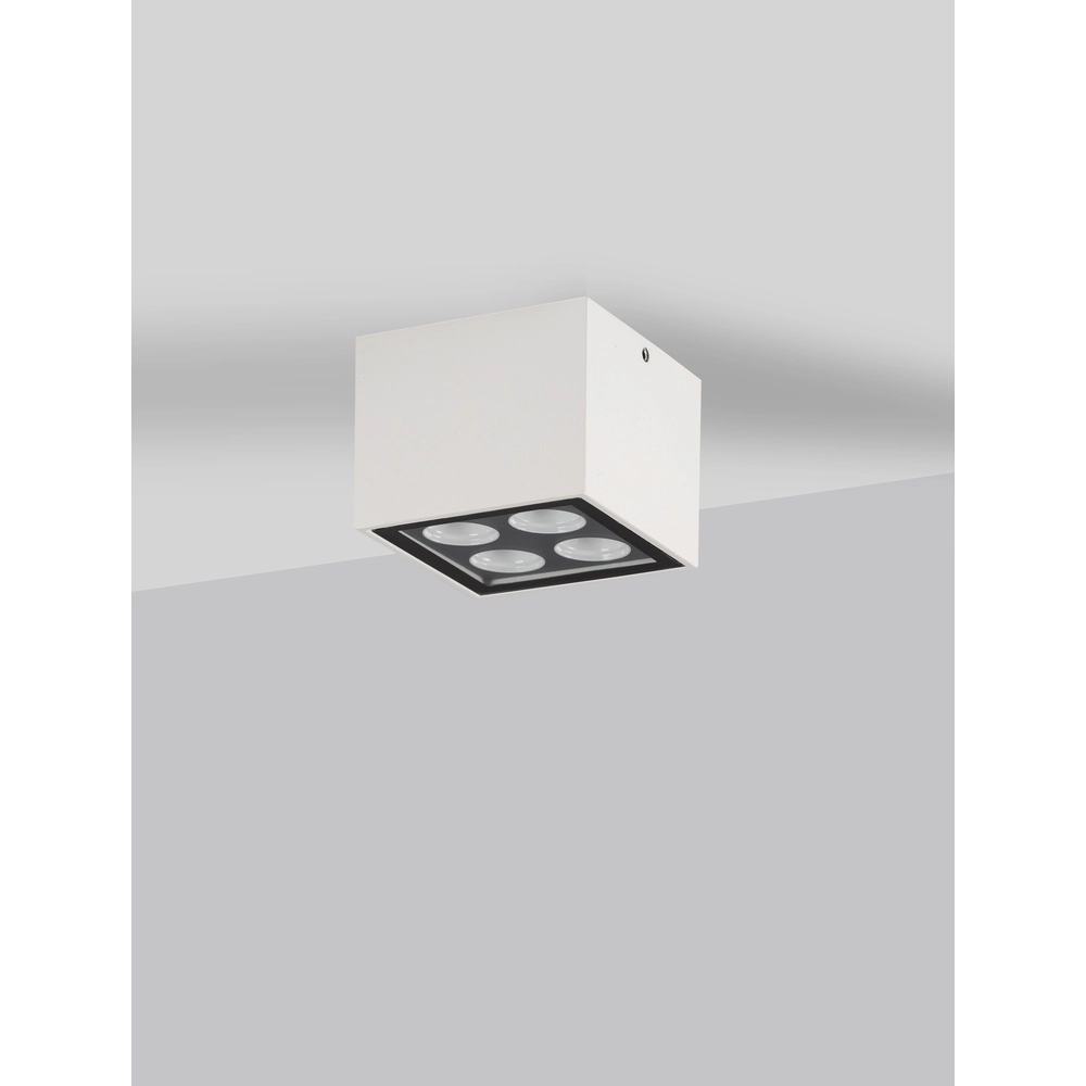 Deckenlampe Jax quadratisch 8cm weiß Lyora 5212017470607