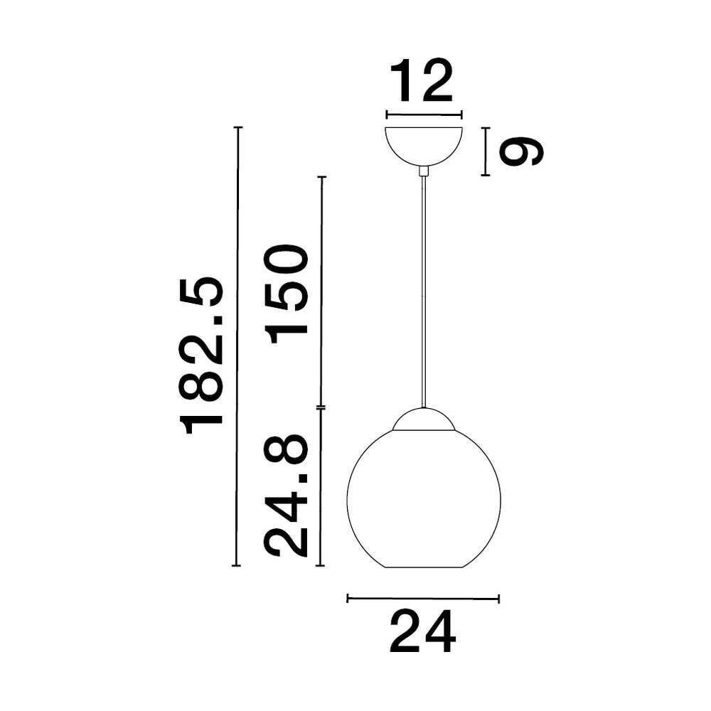 Design-Pendelleuchte Midori rosafarbenes Glas Lyora 5212017434289