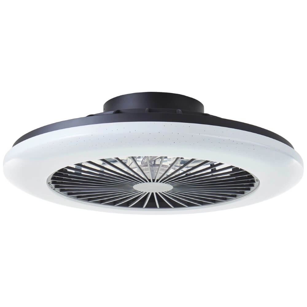 Schwarzer Fächer Salerno mit RGB-Funktion Brilliant 4004353435881