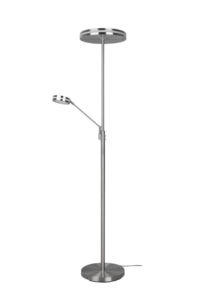 Große LED-Leseleuchte Franklin Edelstahl Trio 4017807525274