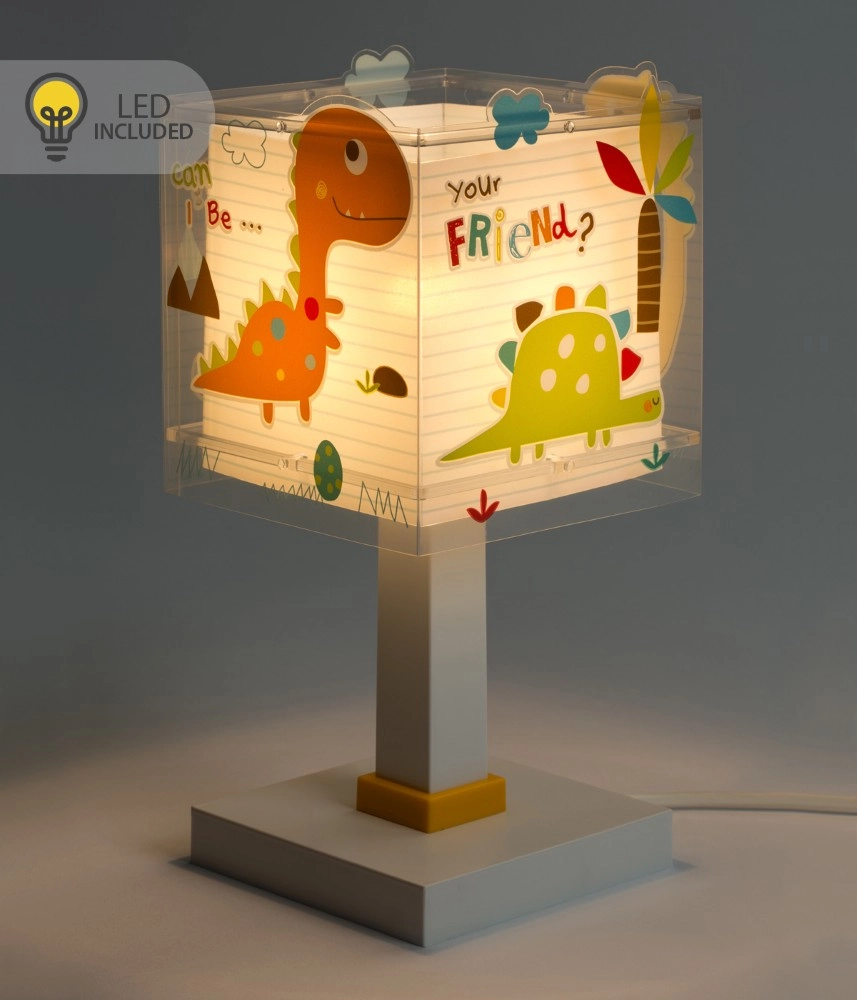 Tischlampe Dinos gelb Dalber 8420406001814