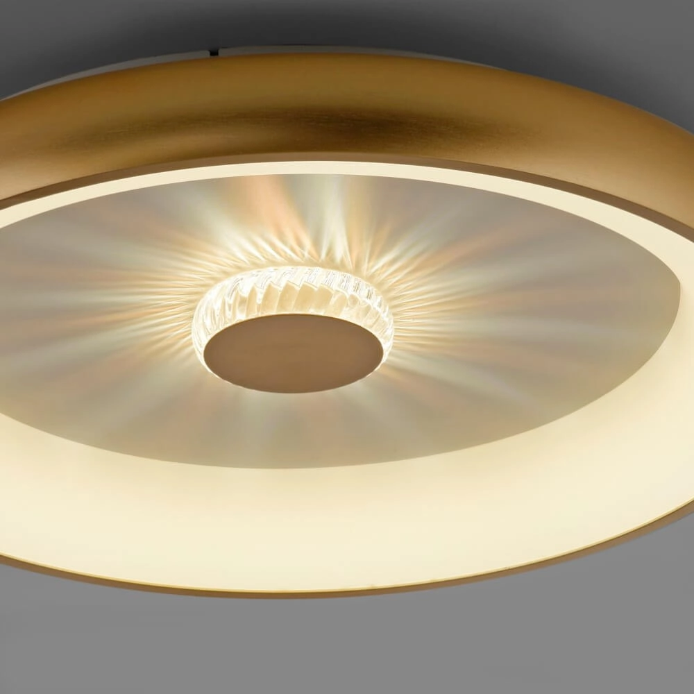 Runde Deckenleuchte Vertigo Messing Ø 61,5cm Just Light 4043689995096