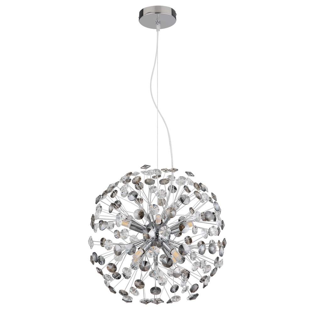 Pendellampe Katrina chrom Ø 40cm Globo 9007371487332