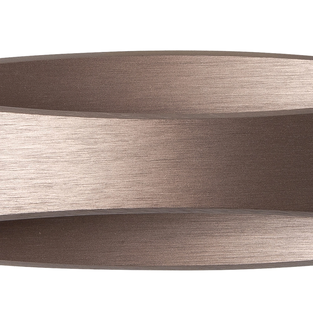 Schlanke Wandleuchte Medusa 25cm Schokolade Highlight 8718379050701
