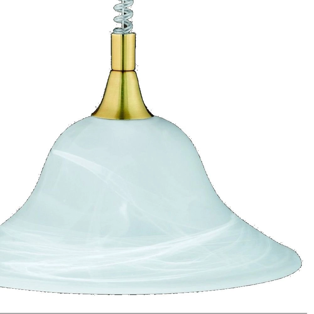 Pendelleuchte Series 3407 gold mit Mintglas Trio 4017807196016