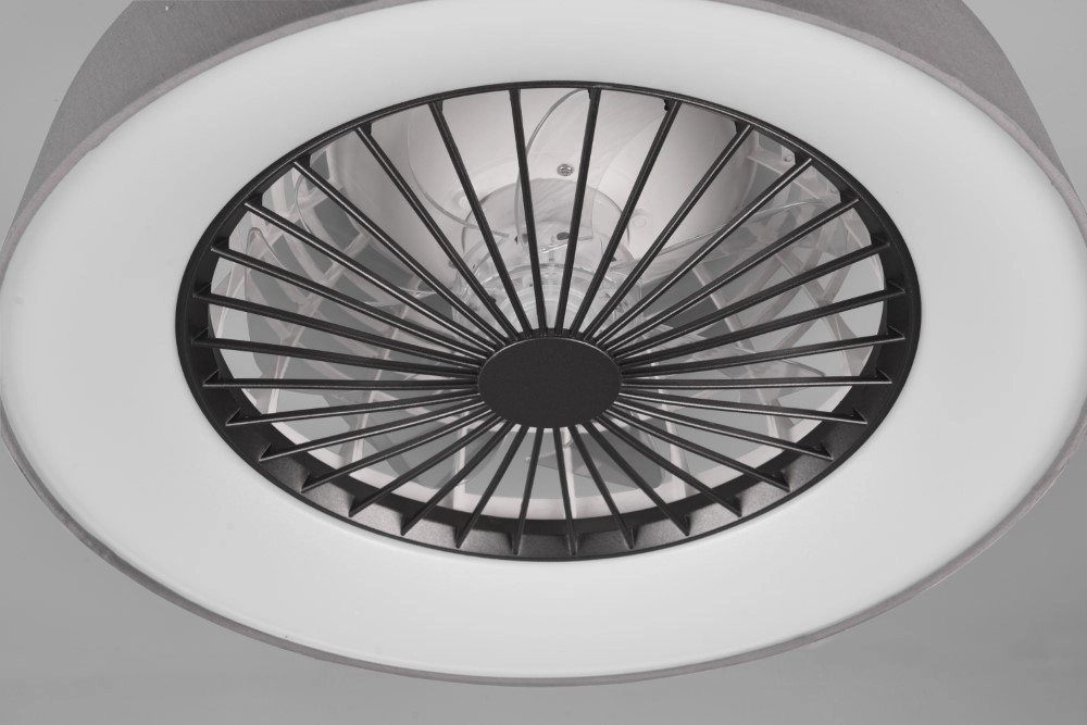 LED-Deckenventilator Farsund 47cm schwarz Trio 4017807491081