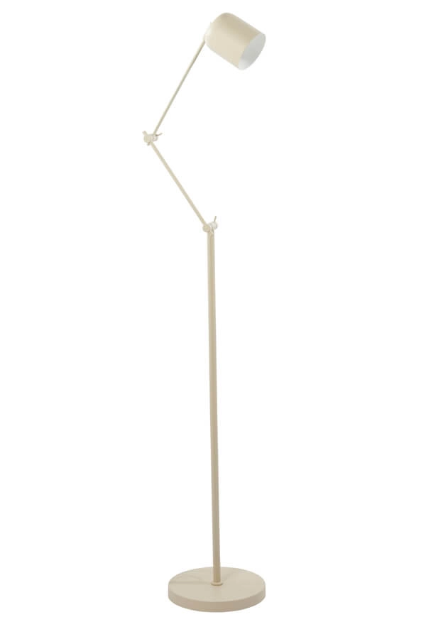 Cremefarbene Leselampe Rijeka ca. 150cm Light & Living 8717807742188
