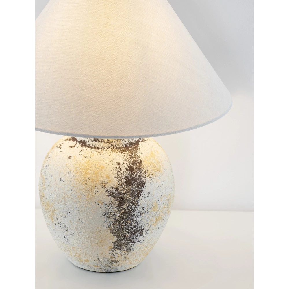 Tischlampe Lupe melierte Keramik Lyora 5212017477903