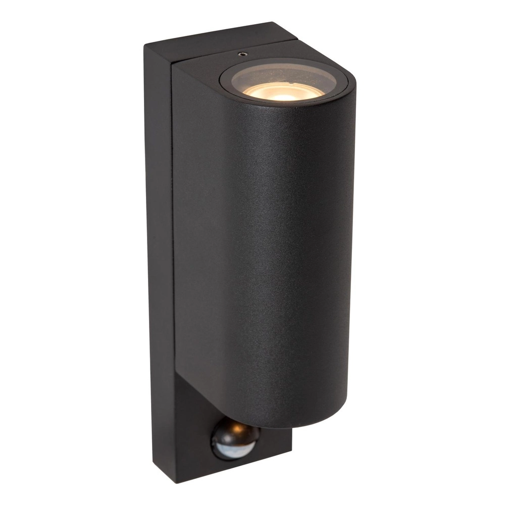 Wandscheinwerfer Zaro Up & Down Schwarz mit Sensor Lucide 5411212690142