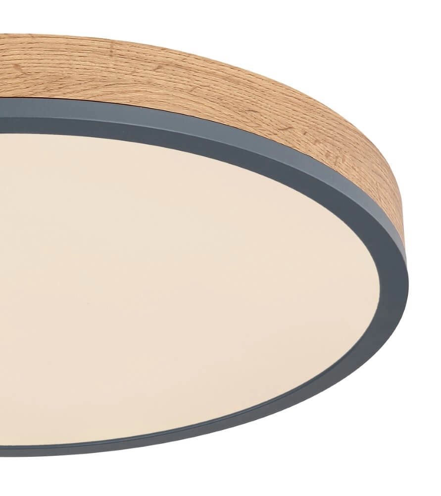 LED-Deckenleuchte aus Holz Doro Ø 45cm Globo 9007371430567