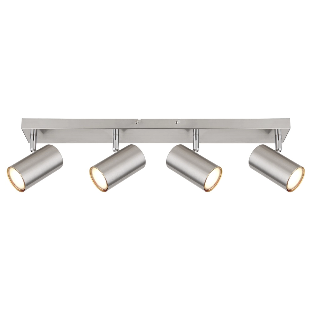 Deckenlampe 4-Licht Robby Nickel Globo 9007371433537